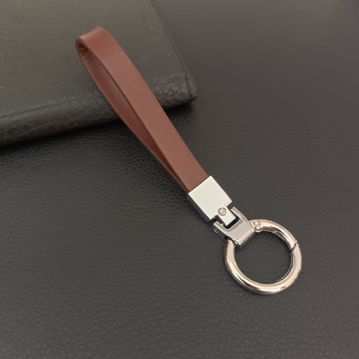 Eleganter Leder-Schlüsselanhänger Halter Karnz