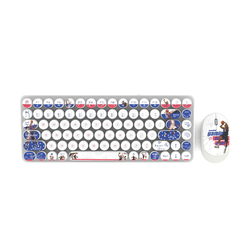 Retro Design Tastatur und Maus Set Karnz