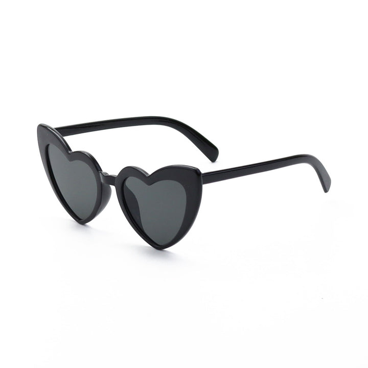 Herzförmige Retro-Sonnenbrille Karnz