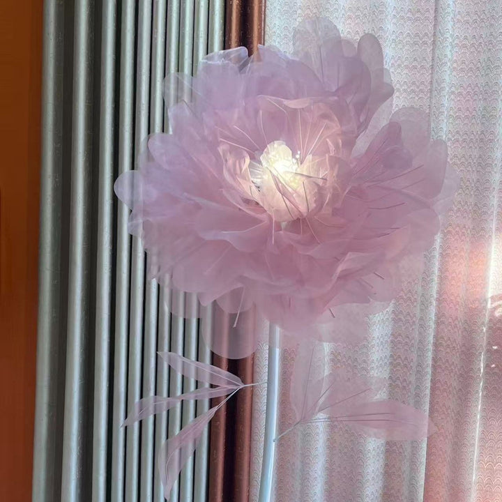 Florale dekorative Stehlampe
