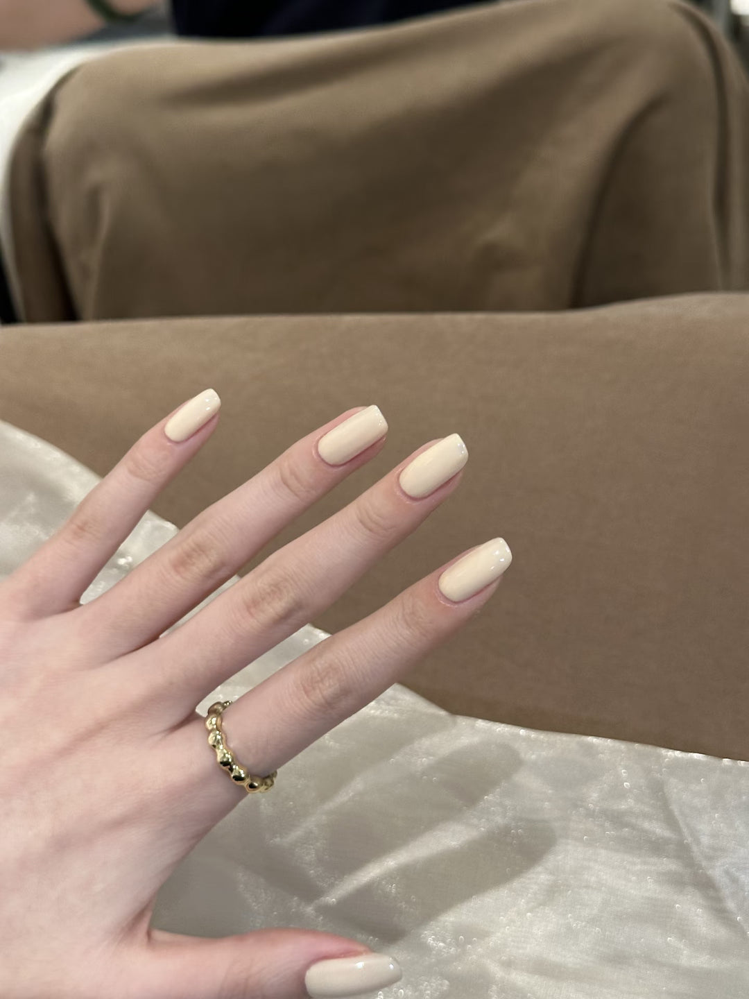 Elegantes Press-On-Nagel-Set mit glänzendem Finish