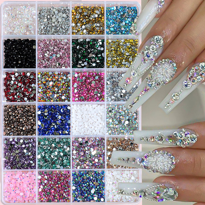 Nail Art Dekorationsstein Set
