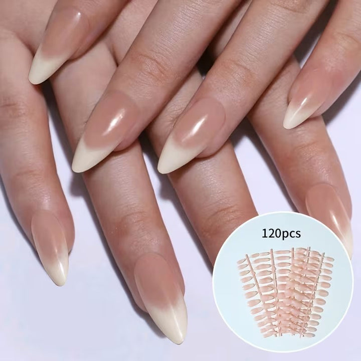 Premium langlebige mandelförmige Nagelspitzen Karnz