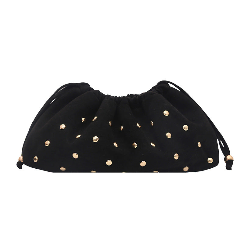 WoChic Nieten Drawstring Clutch Tasche Karnz