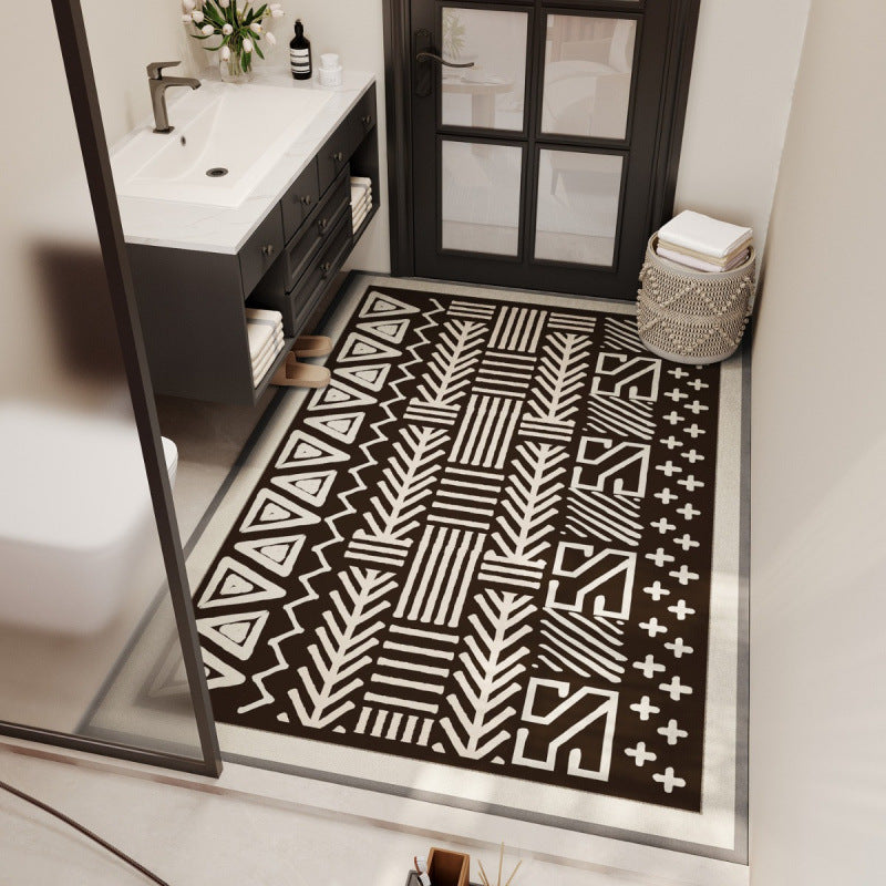 Tribal-Muster-Badezimmermatte Karnz