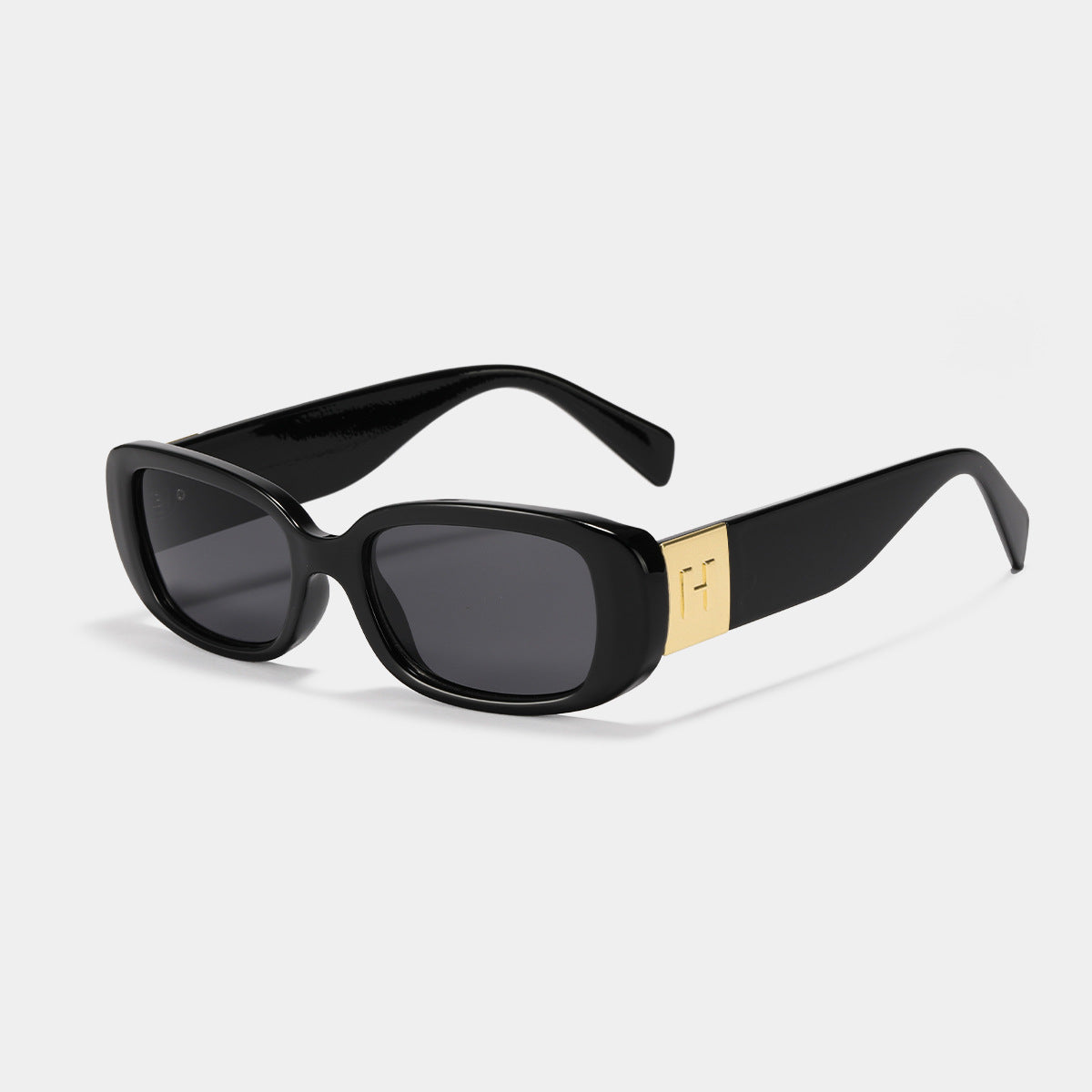 Damen modische Sonnenbrille mit ergonomischem Kunststoffrahmen und breiten UV-Schutz Gläsern Karnz