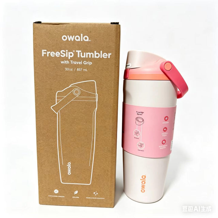 Unisex Trinktumbler mit integriertem Strohhalm und auslaufsicherem Design Karnz
