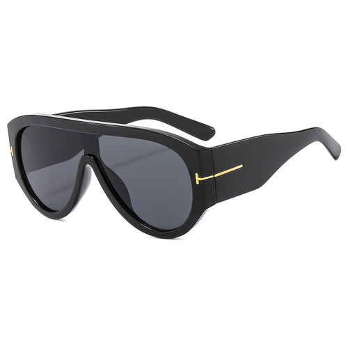 Bold Shield Sonnenbrille mit Statement-Design Karnz