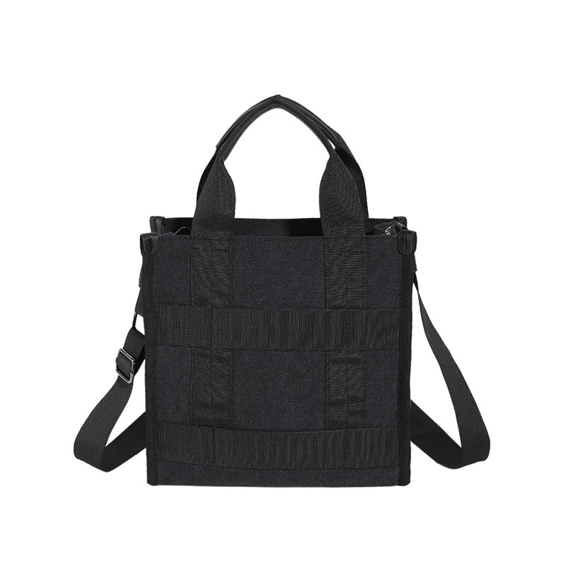 Vielseitige Canvas Schultertasche Karnz