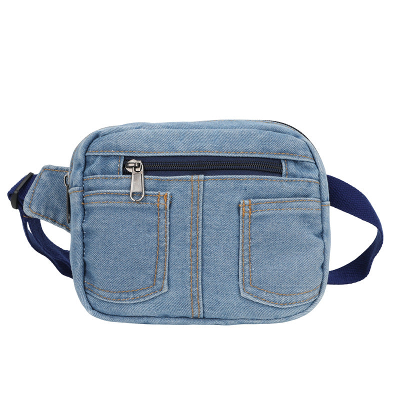 Komfortable Denim Umhängetasche Karnz