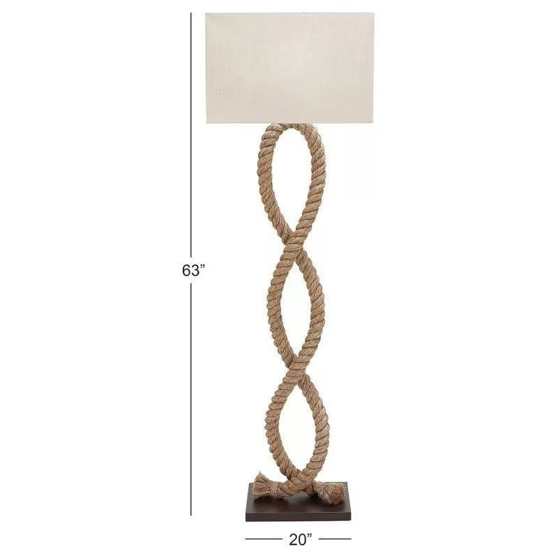 Stylische Seil-Stehlampe
