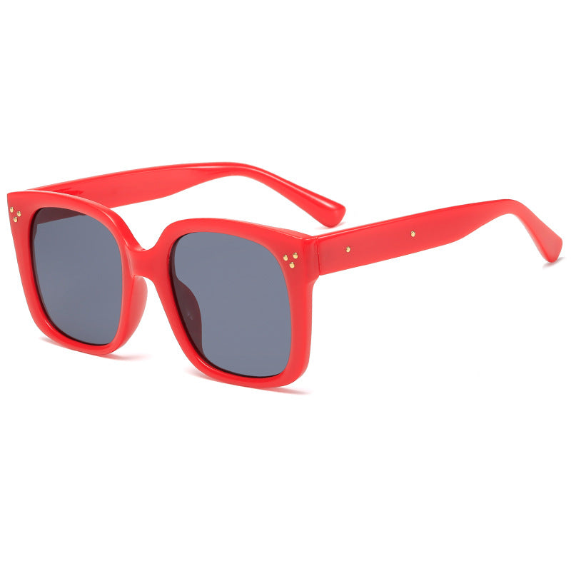 Damen quadratische Sonnenbrille mit innovativem Rahmen und UV-Schutz Karnz
