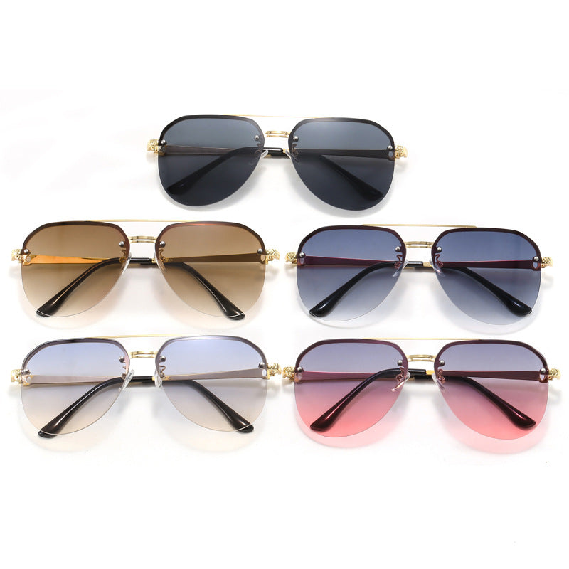 Damen elegante Piloten-Sonnenbrille mit hohem UV-Schutz und stilvollem Rahmen Karnz