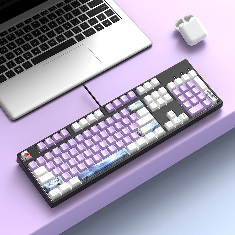 Verdrahtete ergonomische mechanische Tastatur Karnz