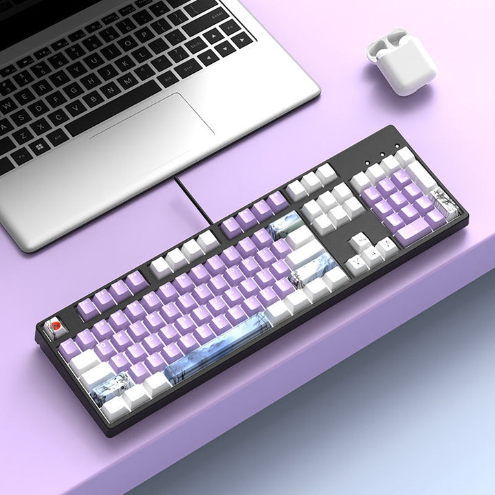 Verdrahtete ergonomische mechanische Tastatur Karnz