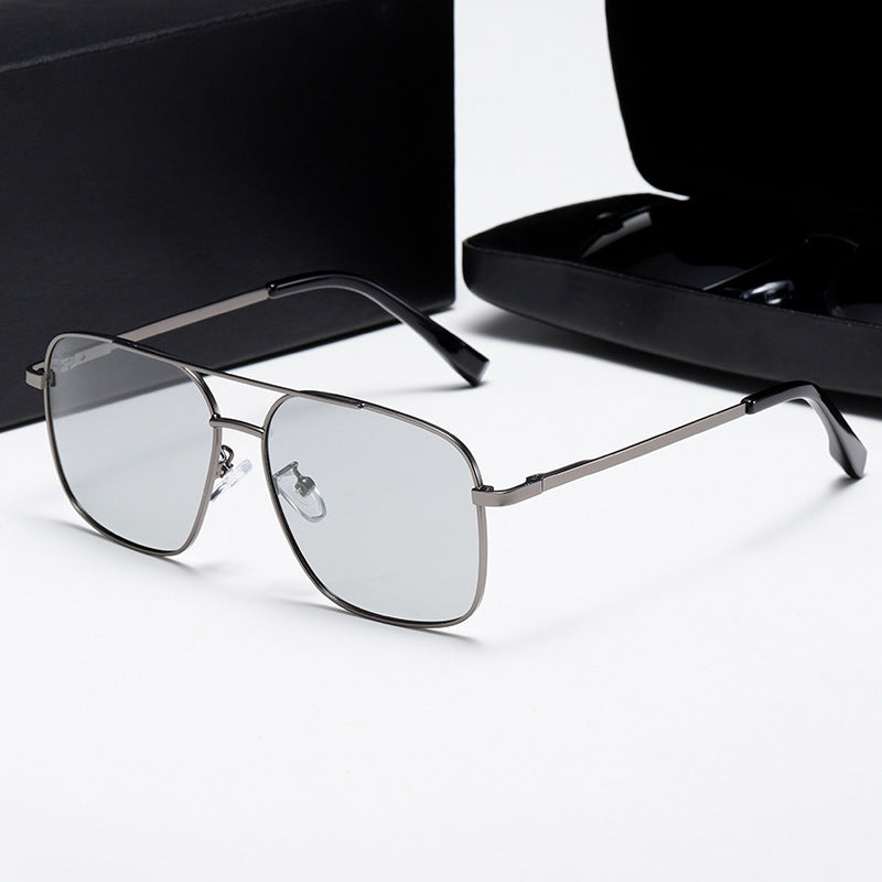 Herren Modische quadratische Sonnenbrille Karnz