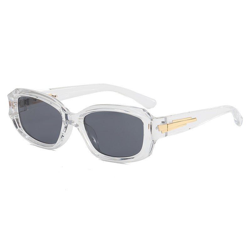 Damen modische Oversized-Sonnenbrille mit einzigartigem Rahmen Karnz