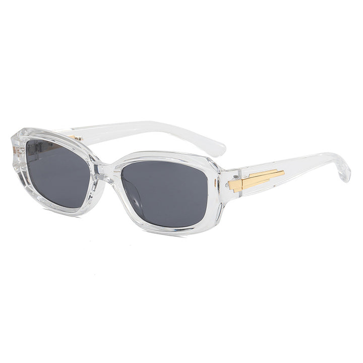 Damen modische Oversized-Sonnenbrille mit einzigartigem Rahmen Karnz