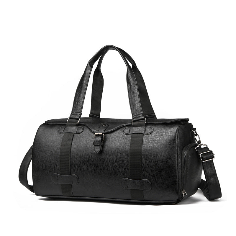 Premium Leder Reis Duffel Tasche Karnz