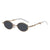 Damen modische Brille mit elegantem Metallgestell und leicht gefärbten Gläsern Karnz