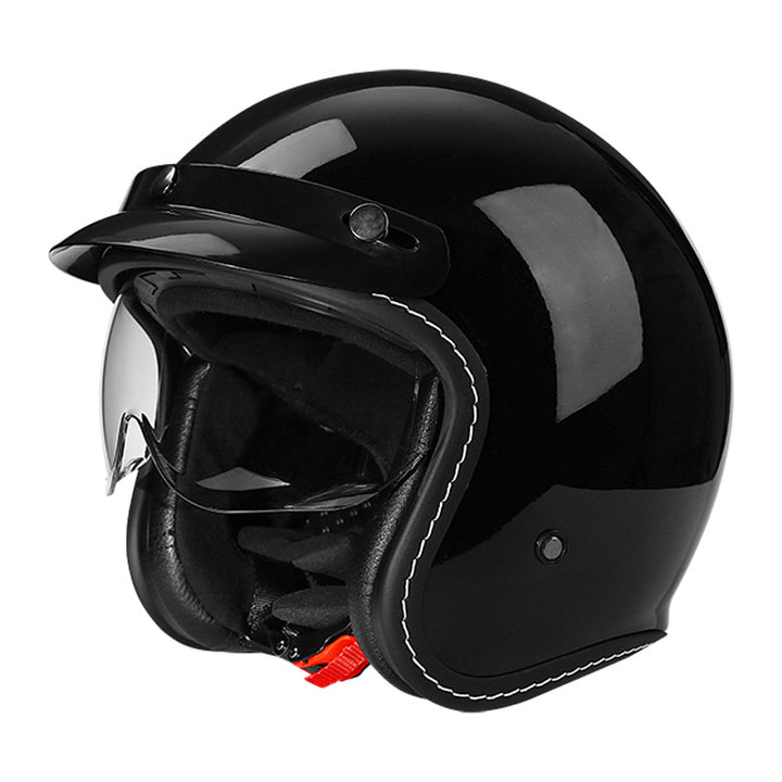 Stylischer Offene-Face Motorradhelm Karnz
