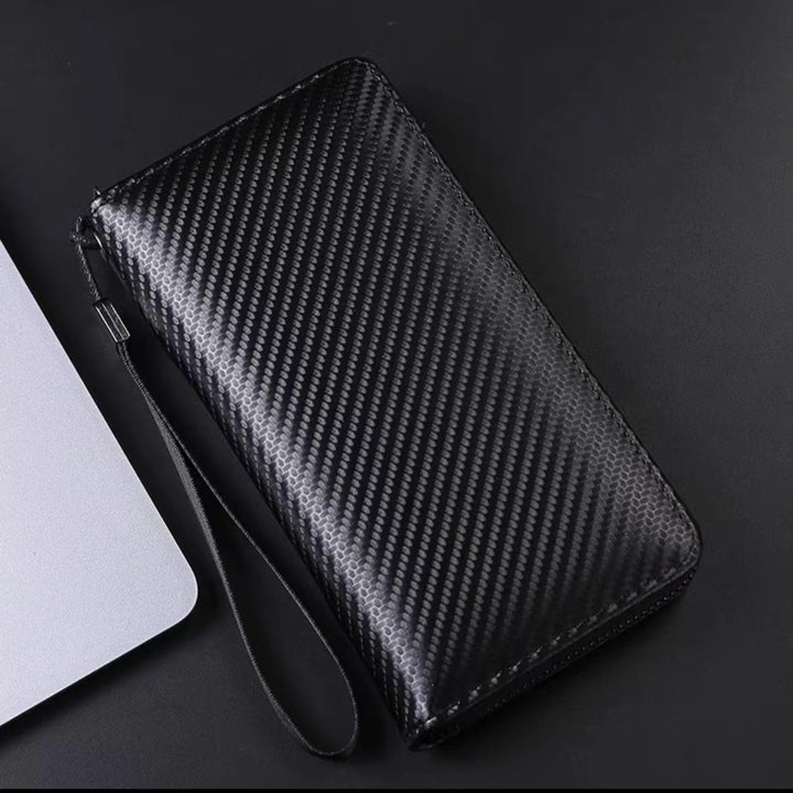 RFID-blockierende Leder-Brieftasche Karnz