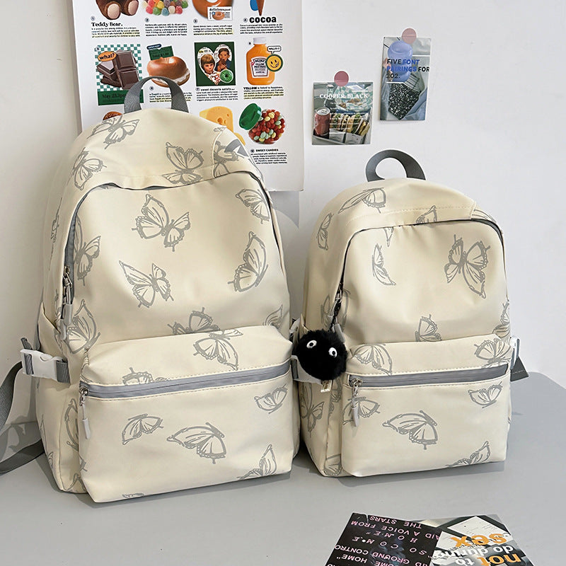 Stylischer Schmetterlingsdruck Rucksack Karnz