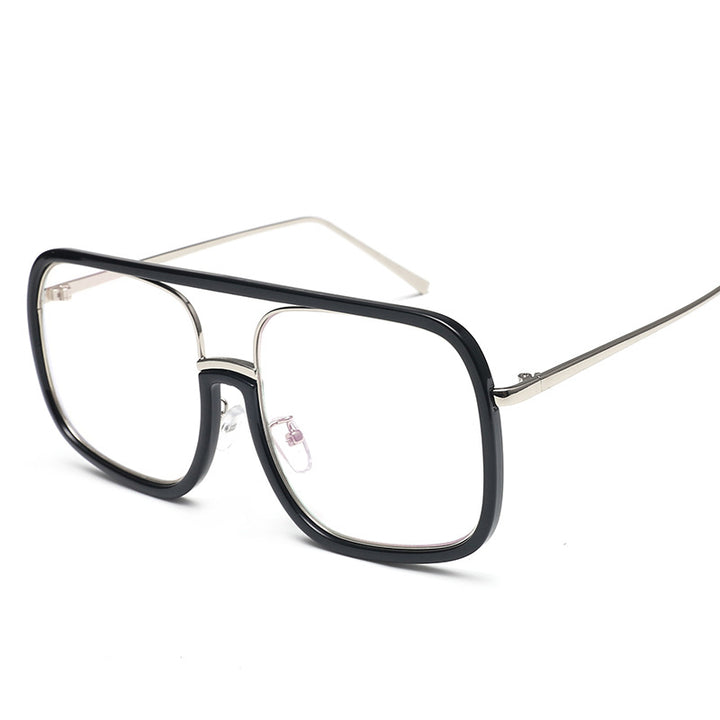 Damen Modische Brillenfassung mit oversized Rechteckdesign Karnz