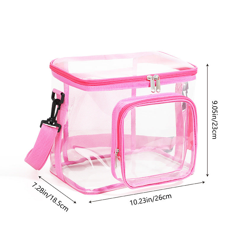 Damen Transparente Schulrucksack Karnz