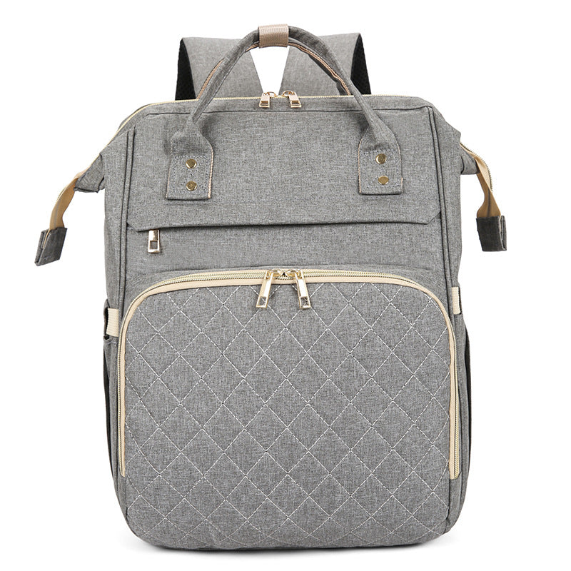 Multi-Funktionaler Gep quilteter Reise-Rucksack Karnz