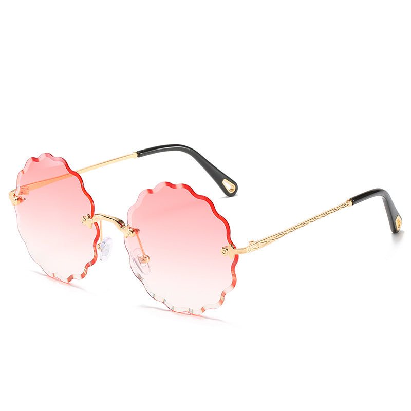 Florale-Form Rahmen Sonnenbrille Karnz