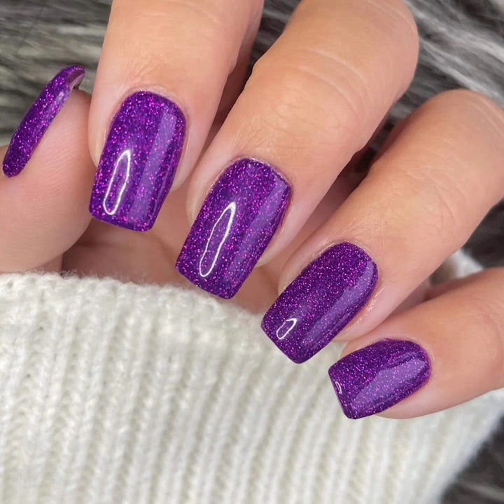 Glitzerndes Gel-Nagelset Karnz