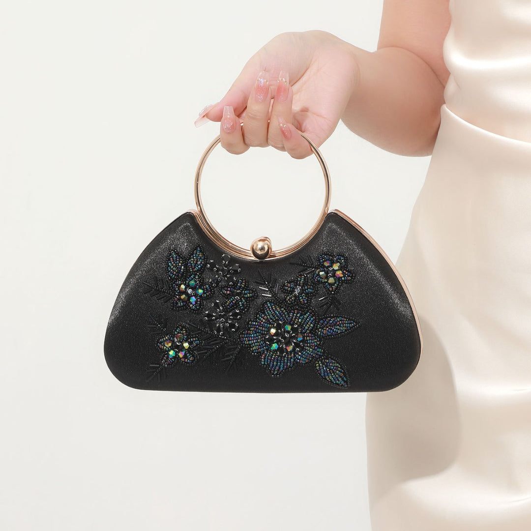 Bestickte Abend-Clutch