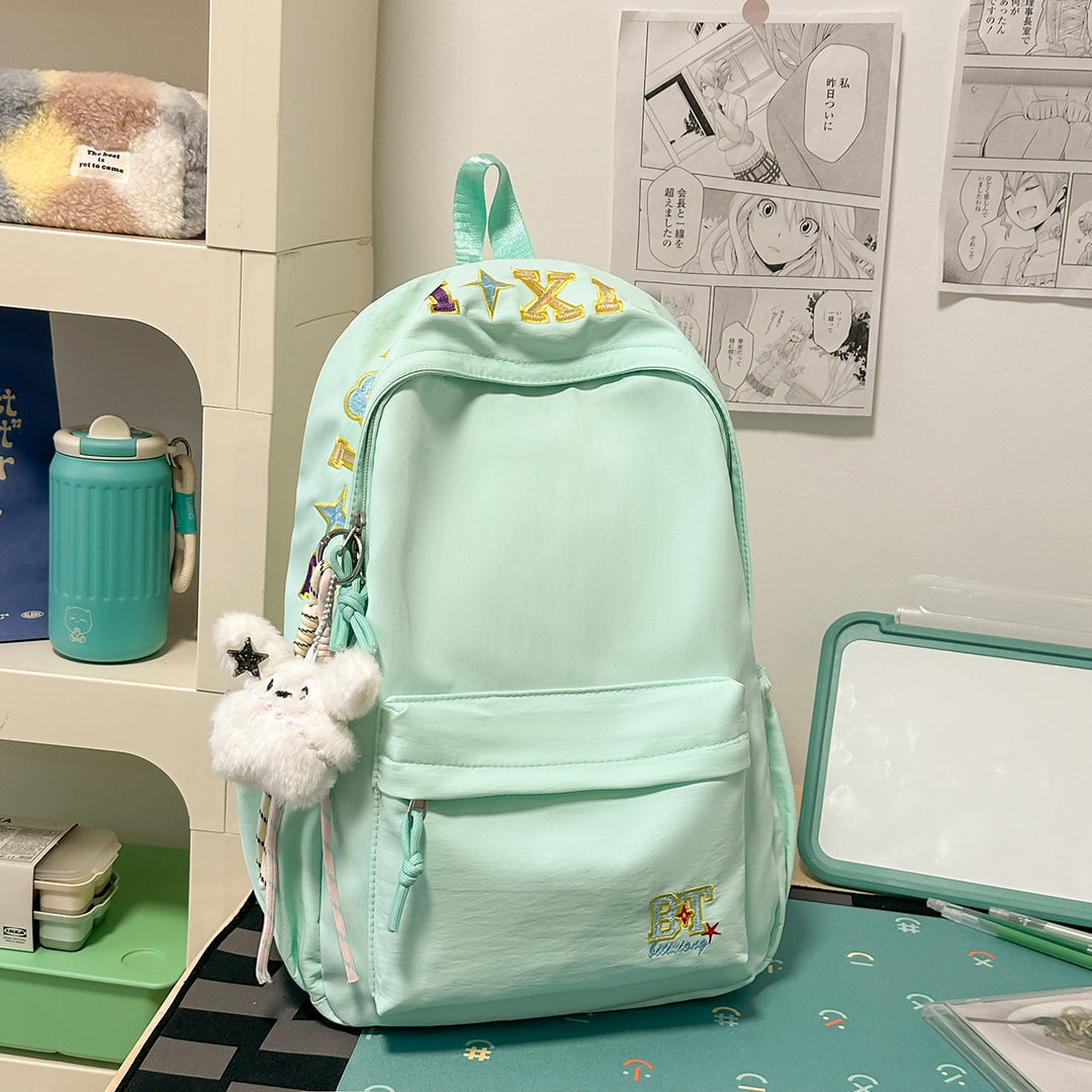 Trendy Bestickter Schulrucksack Karnz