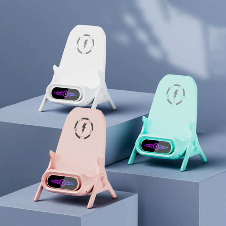 Qi Wireless Ladegerät mit Eingebautem Display Karnz