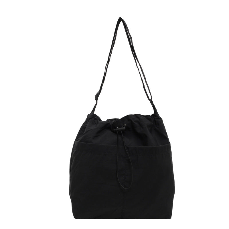 Trendige Drawstring Schultertasche Karnz