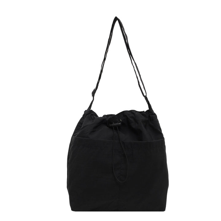 Trendige Drawstring Schultertasche Karnz