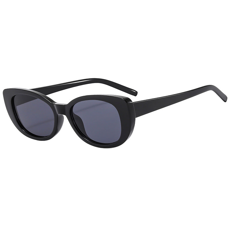 Damen Cat-Eye Sonnenbrille mit hochglänzendem Kunststoffrahmen Karnz