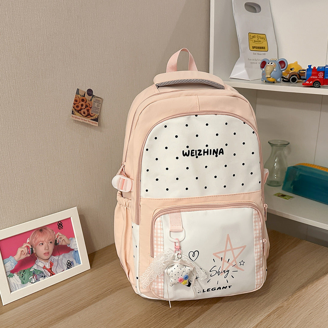 Trendige gepunktete Rucksack Karnz 1791204846