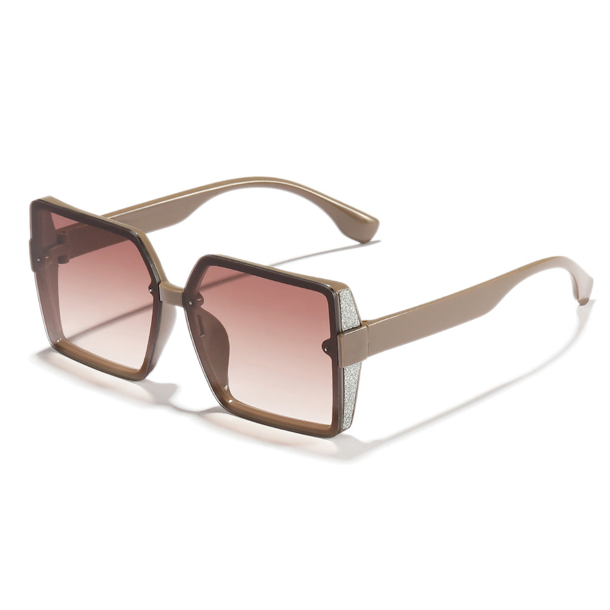 Damen modische Sonnenbrille im extravaganten quadratischen Design Karnz