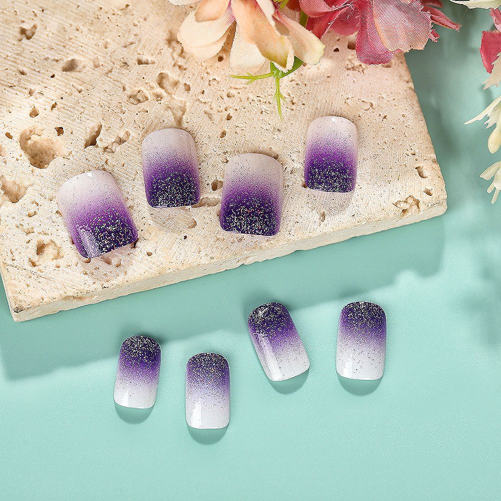Ombre Glitter Nagelspitzen Karnz