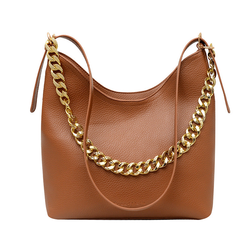 Zeitgenössische Kette-Detail Schultertasche
