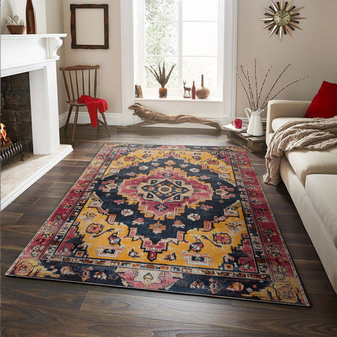 Dekorativer Teppich im Vintage-Stil