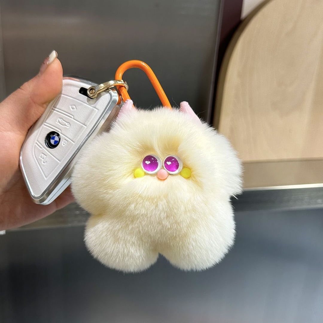 Flauschige Charakter Schlüsselanhänger Charm Karnz
