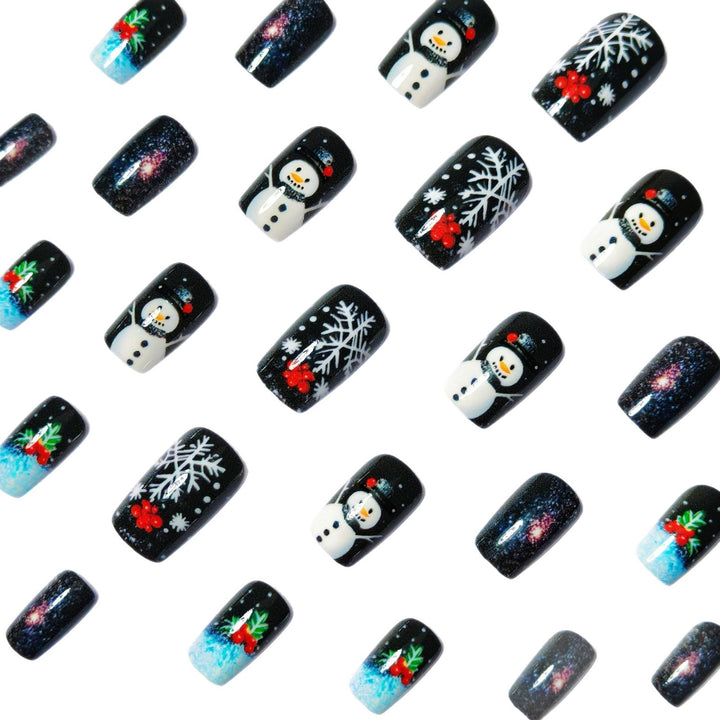 Winterliche Nagelkunst Karnz