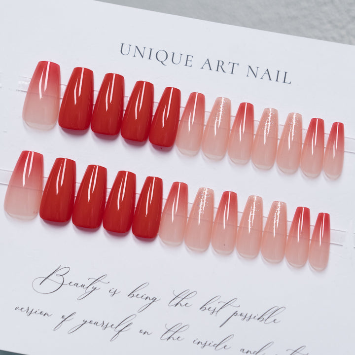 Ombre Press-On Nagelverlängerungen