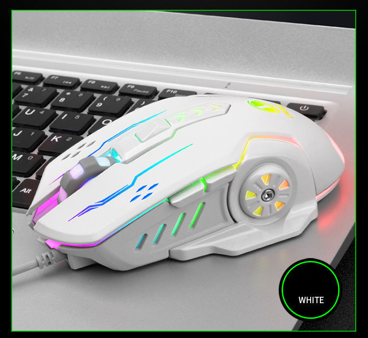 Hochpräzise RGB Gaming Maus mit einstellbarem DPI Karnz