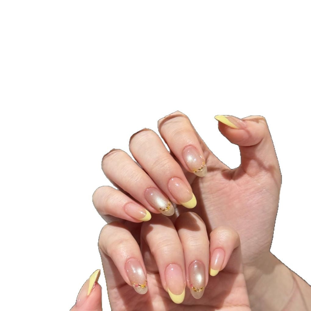 Elegante Ombre French Tip Nagelverlängerungen