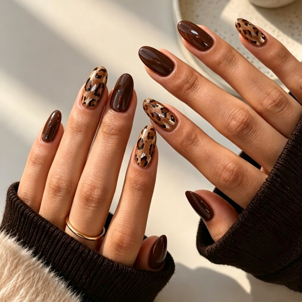 Luxe Leopard Print Press-On Nail Set Karnz