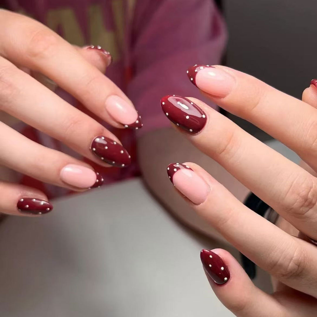 Elegantes Spitz-Acryl-Nagelkunst-Set